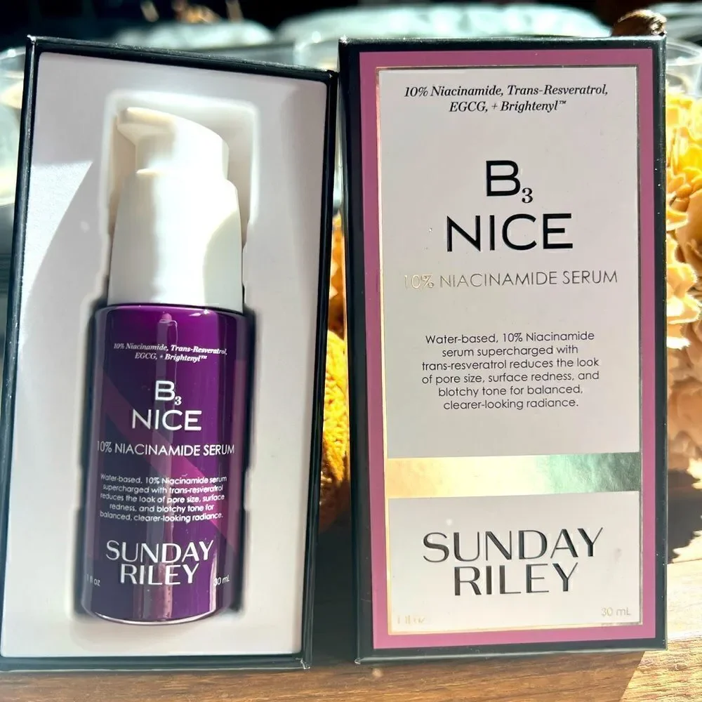 Sunday Riley Be Nice 10% Niacinamide Serum 30ml brand new in box